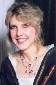 Laura Halladay with recorder